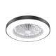Low Noise 20 Inch LED Chandelier Ceiling Fan With LED Light And Remote Control