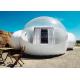 White Double Room Inflatable Bubble Camping Tent PVC Tarpaulin Material