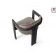 Integrated Cushion Ash Wood Chair W 57cm Electroplating Feet For Hotel