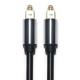 Toslink Digital Optical Audio Cable OD5.0 Plated Alumium Alloy Shell Square Interface Cable for subwoofer 1.2M