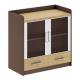 modern office low credenza cabinet/glass door side cabinet furniture