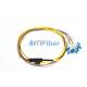 LC  Single Mode Pigtail Optical Fiber With 12 Core Ribbon Fiber Cable