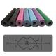 5mm PU Natural Rubber Eco Friendly Yoga Mat High Resilience 68*183cm