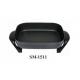 12 *15 Inch Small Electric Skillet , Deep Frying Pan With Glass Lid