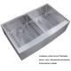 Stainless steel Double Bowl One Piece Kitchen Sink and Countertop sink