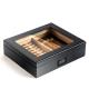 High-Grade Electronic Display Constant Temperature Cedar Wooden Box 20 Portable Carbon Fiber Cigar Box Moisturizing