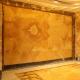 Indoor High Grade Honey Onyx Slab 17mm Thickness For Sink And Basin