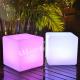 CE ROHS Certified Outdoor LED Cube Light Chair For Wedding Decoration