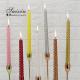 ZT-C012 High Quality Non Drip Taper Candle Handmade Custom Long Stick Flameless Pillar Candle For Party
