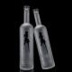 Glass 750ml 500ml Decal Printing Vodka Bottle With Frosted Design And Base Material