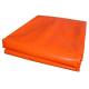 virgin material orange woven fabric poly tarp