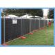 Hot Dipped Galvanized Temporary Mesh Fencing , Heavy Duty Portable Fence Panels