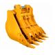 Customizable Yellow / Black Hydraulic Excavator Thumb Bucket with 3-100 Ton Gripping Capacity