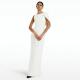 Breathable Fashion Lady Sleeveless Flare Linen Cotton Long Dress Plus Size