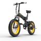 48V 20 Inch Fat Tire Folding Electric Bike Shimano Gear 6061 Alu 35-40km