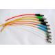 Low insertion loss UPC FC Fiber Optic Pigtails support 10 Gigabit data transmitting rates