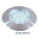 Waterproof Stainless Steel 12W / IP68 / 30 degree LED Underwater Pool Lights SLD-UW02