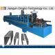 Panasonic PLC Control Strut Channel Metal Roll Forming Machine With Hydraulic Cutting Device