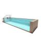 Portable Stainless Steel Pool with High Light Transmission and Endless Water Jet System