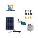 Small Scale 100W Portable Solar Panel Kit Roof Mounted