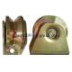 Sliding gate roller GW611 Y Groove，Galvanized, Iron, Double bearing