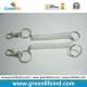 Plastic Clear Safe String Holder W/Key Rings& Thumb Hook