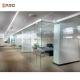 Custom 1.2mm Glass Wall Partition Panel Material Removable Folding Office Partition Walls