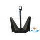 N Type Carbon Steel Anchor Smooth Anchor Flukes For Marine Mooring Equipment