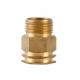 Rustproof Harmless Threaded Brass Pipe , Anti Corrosion Dot Air Fittings