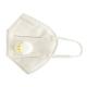 Fashion Cotton Valved Dust Mask With  Adaptable Nose Bar And Ear Loop