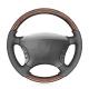 Custom Steering Wheel Cover for Mercedes Benz W220 W215 S430 S500 CL500 2000 2001 2002 2003 2004 20*15*7cm