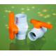 Blow-Down Valve Orange Color Handle PVC Ball Valve for Optimal Irrigation Performance