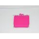 Kids Promotional Gifts Bulk Silicone mini pink Coin square Purse Bag