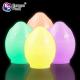 Party supplies high quality egg shaped 135ml ps plastic dessert luminous cup