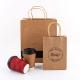 Grocery Restaurant Coffee Takeaway Paper Bags With Handles