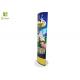 Semicircle Corrugated Paper Floor Display Cardboard Poster Stand For Promotional