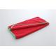 Red color 40x60cm microfiber microfibre car cleaning detailing towels/cloth with green edge