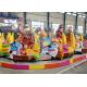 Outdoor Electric Track Train Rides 16 Riders Load Mini Shuttle With Track