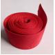 Red Polyester Hollow Webbing Textile Webbing For Heavy Industry Machinery