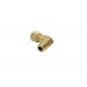 Brass Compression Tube Fitting 90 Degree Male Elbow Tube OD x NPT Male 1/4