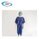 Blue Hospital Nonwoven Medical Gown For Isolation Bulkbuy