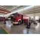 Manual Transmission 15 Tons Water Tanker Fire Truck with Separate Crew Cabin