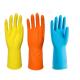 Heavy Weight Dip Flocklined Latex Household Cleaning Gloves for Restarant