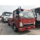 Red Color 85kw Fuel Oil Truck 5m3 Capacity With Pump And Gun CCC