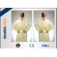 Non - Irritating Disposable Isolation Gowns Non-woven 16-70G Patient Exam Gowns 