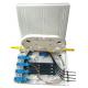 FTTH Fiber Optic Terminal Box 4 Cores Indoor Wall Mounted Durable ABS material