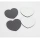 Wholesale Heart Shape 60x54mm Sublimation Blank Fridge Magnet for Household Appliances Decorating Accessories