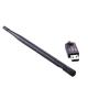 2.4G TPE Wifi Black Or White SMA RPSMA Rubber Antenna for Wifi Router  Modem Booster