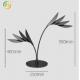 Modern Simple Living Room table Lamp Floor Lamp Iron Villa Flamingo Leaf Shape