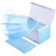 3 Ply 17.5*9.5cm Surgical Disposable Mask Blue Color With Elastic Ear Loop